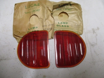 Genuine Lucas D-Lamp Lens Pair, NOS 