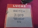 Lucas 2-position Ignition Switch, NOS, Jaguar - 30608 NOS