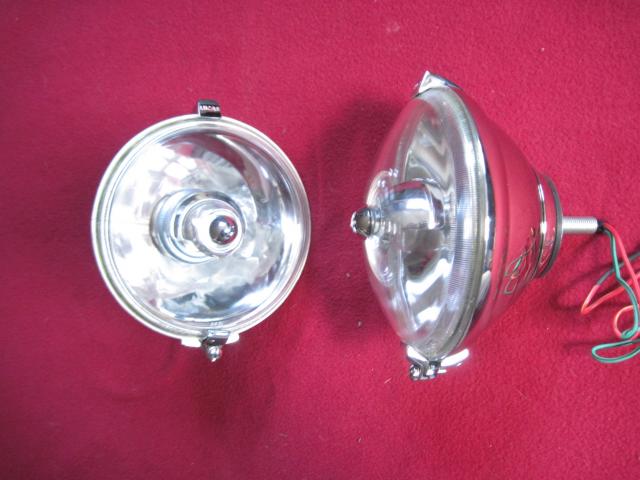 Lucas-style Tourist Trophy WLR576 Backmount Driving/Spotlamp Pair, New driving lamp, driving light, spot lamp