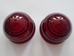 Lucas-style L594 Red Beehive Lens Pair, New - RM00754