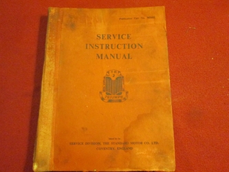 Workshop Manual, Triumph TR2, Original 