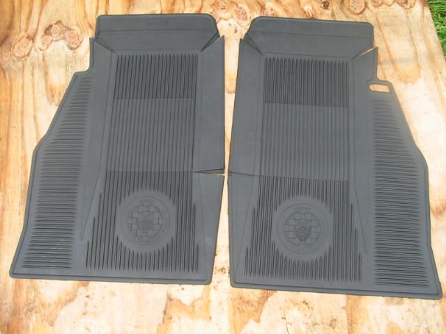AMCO-Style Rubber Floor Mat Pair, Jaguar XKE, early or late, New E-Type floor mats; E-type floormats; E-type mats; XKE floormats; XKE floor mats