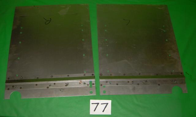 Metal Floor Pair, Jaguar XK140, XK150, #X77, New 