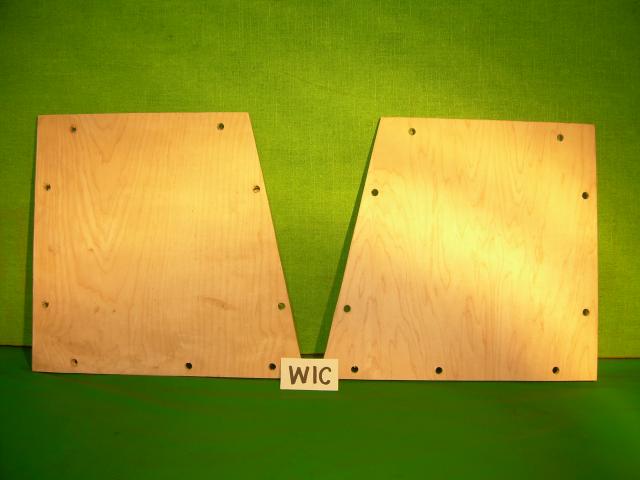 Wood Floor Pair, Jaguar XK120 DHC & FHC, #XW1C, New 