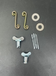 Battery Box Door Dzus Fastener Kit, Jaguar XK140, XK150, #X64Z, New 