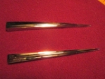 XK 120, XK140, XK150 Chrome Headlamp Spear Pair, New 
