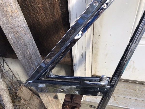 Above Door Frame Rhs Door Window Chrome Frame, Jaguar XK120 FHC, RHS - Rogers Motors