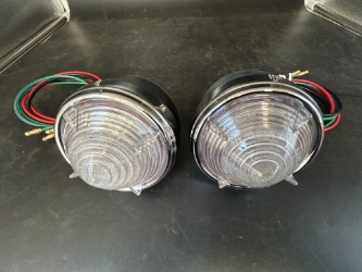 Genuine Lucas L539 Clear Directional/Indicator/Sidelamp Pair, New "Indicator lamps" "side lamps" "directional lamps" "parking lamps" "sidelamps" " directional lights" "parking lights"