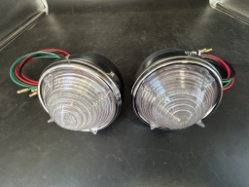 Genuine Lucas L539 Clear Directional/Indicator/Sidelamp Pair, New "Indicator lamps" "side lamps" "directional lamps" "parking lamps" "sidelamps" " directional lights" "parking lights"