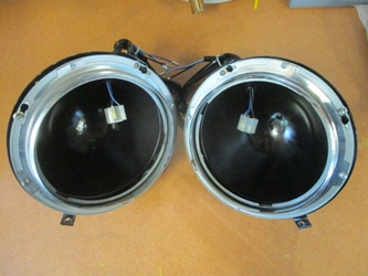 Headlamp Bowl or Bucket, Jaguar XK140, XK150, Mark VIII, Mk IX , Refurbished head lamp, headlight, head light