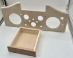 Instrument Panel with Drawer, Jaguar XK120 FHC early, New - XK120 FHC Early Inst Panel with Drawer