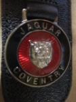 Jaguar Growler Torpedo Key Fob Keyring 