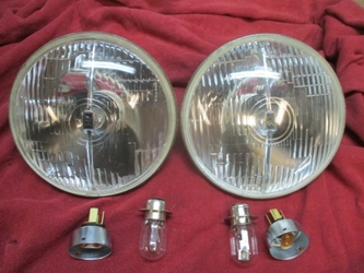 Lucas 700 Rolls-Royce Headlamp Pair, LHD, NOS head lamp, headlight, head light