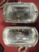 Lucas FT8 Square 8 Foglamp Pair, MG Midget, MGB; Rolls-Royce; Shelby Mustang; Triumph TR6 - Square 8 Used Pr