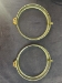 Lucas Headlamp Rim Pair, Jaguar XK120, Excellent Original - XK120 HL Rim Pair, Original