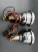 Lucas L461 Red rear lamp pair, new - L461 NOS-clone1
