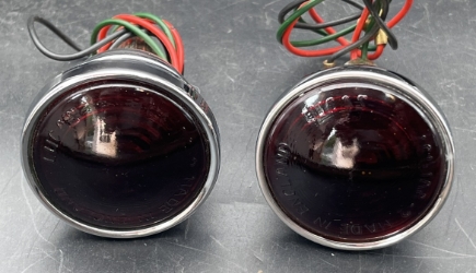 Lucas L461 Red rear lamp pair, new 