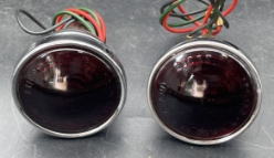 Lucas L461 Red rear lamp pair, new 