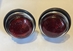 Lucas L488 Flat Glass Lamp Pair, New With New Old Stock (NOS) Lenses - L488 lamps new/NOS