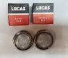 Lucas L488 Flat Glass Lens Pair, NOS 