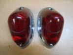 Lucas L549 Rear Lamp Pair, Original 