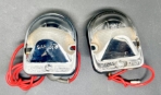 Lucas L707 Lamp Pair, Jaguar E-type Series I, NOS "Lucas directional lights" "Lucas indicator lights" "Lucas turn signal lights" Lucas directional lamps" "Lucas indicator lamps" "Lucas turn signals"
