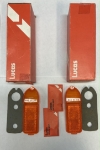 Lucas L824 Front Marker Amber Lens Pair, NOS 