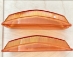 Lucas L838 Amber Lens Pair, MG Midget 1970-74, NOS  - L838 lenses NOS