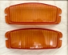 Lucas L838 Amber Lens Pair, MG Midget 1970-74, NOS  
