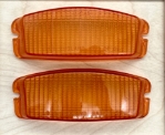 Lucas L838 Amber Lens Pair, MG Midget 1970-74, NOS  