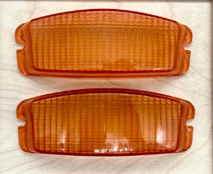 Lucas L838 Amber Lens Pair, MG Midget 1970-74, NOS  
