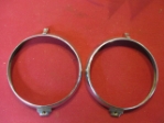 Lucas Outer Headlamp Rim Pair, Jaguar Mk VII, Original head lamp, headlight, head light