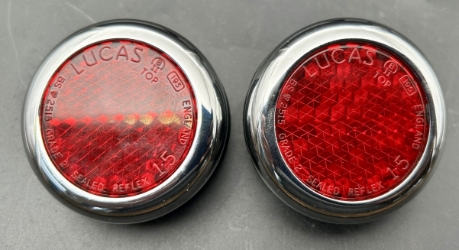 Lucas RER 25 Reflector Pair, NOS 