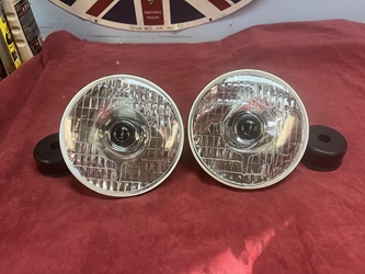 Lucas Style J Headlamp Pair, New head lamp, headlight, head light