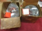 Lucas PL700 Headlamp Pair, New Old Stock head lamp, headlight, head light