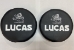 Lucas-style 6-inch Driving/Spot/Foglamp Cover Pair, New  - RM01074-1