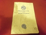 Driver's Handbook, MG Magnette Mk III 