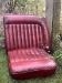 Original Red Jaguar XK150 Seats - Red original 150 seat pair