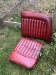 Original Red Jaguar XK150 Seats - Red original 150 seat pair