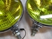 Rare NOS Yellow Lucas SFT700S Foglamp Pair - SFT700SY NOS