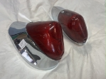 Rear Lamps Taillamps, Jaguar Mark 2.4, 3.4 Mark I, Restored 
