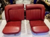 Red Jaguar XK140 Seats, nice condition 