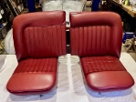 Red Jaguar XK140 Seats, nice condition 