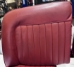 Red Jaguar XK140 Seats, nice condition - Red XK140 seat pair