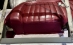 Red Jaguar XK140 Seats, nice condition - Red XK140 seat pair