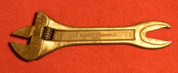 Volvo 122 Amazon, 1800 Bahco Fishjaw Adjustable Spanner, Original 