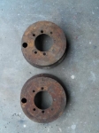 Front Brake Drum Pair, Austin-Healey Sprite/MG Midget, Original 