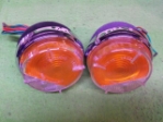 Lucas L632 Amber/Clear Lamp Pair, NOS 