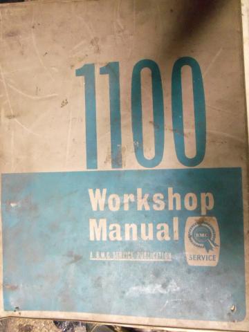 Workshop Manual, Austin, MG, Morris 1100, Original 
