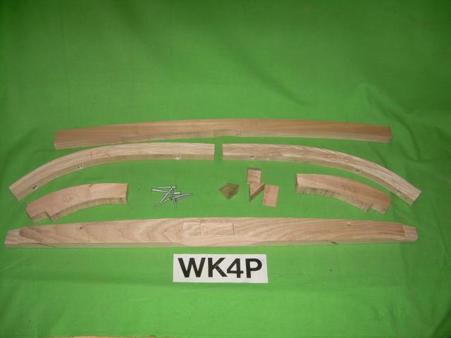 Boot Lid Wood Kit, Jaguar XK120, Partial, #XWK4P, New 